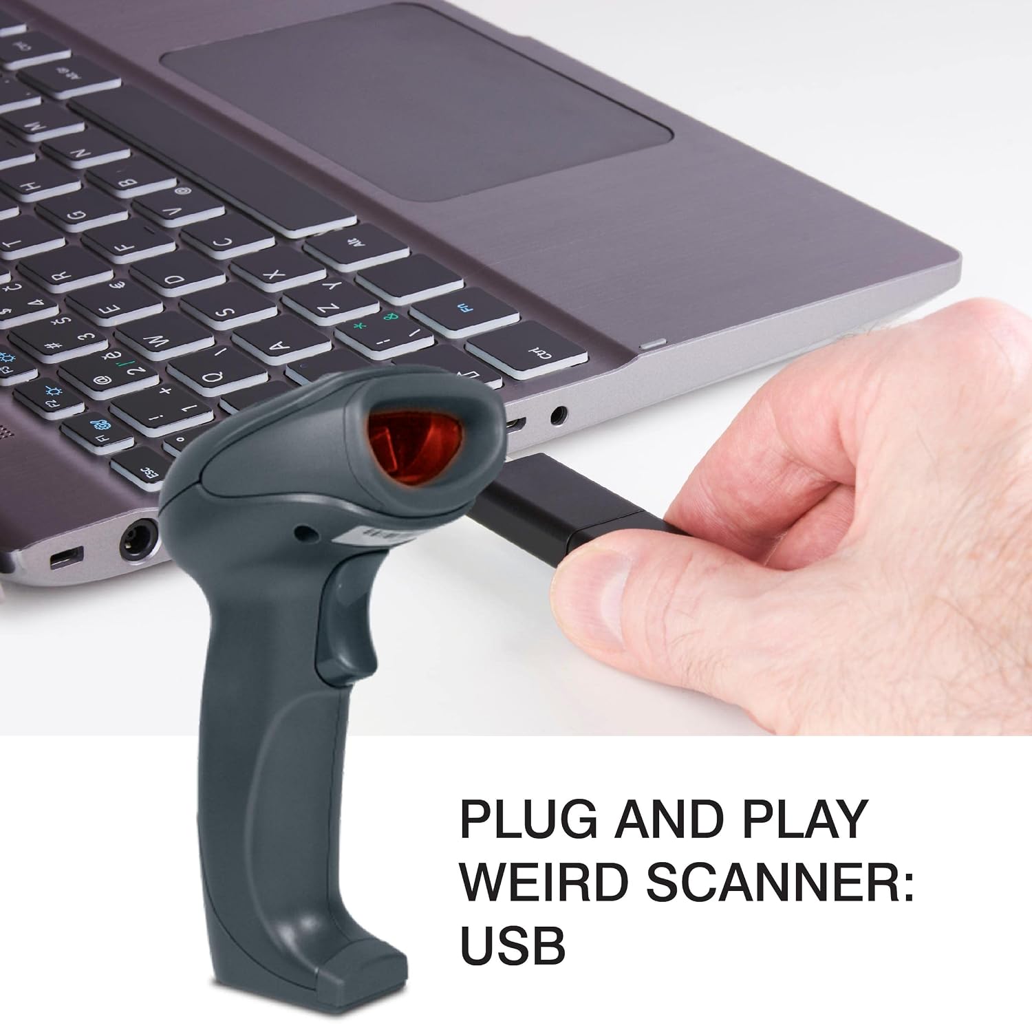 iBall 2D-S209 Wired 2D USB Barcode Scanner Handheld QR Code Scanner 1D Barcode Reader