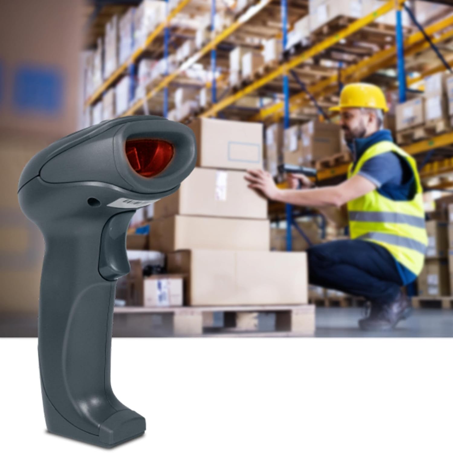 iBall 2D-S209 Wired 2D USB Barcode Scanner Handheld QR Code Scanner 1D Barcode Reader