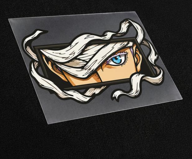 Anime Vibes Premium Combo Pack – 2 Piece Anime Sticker Set