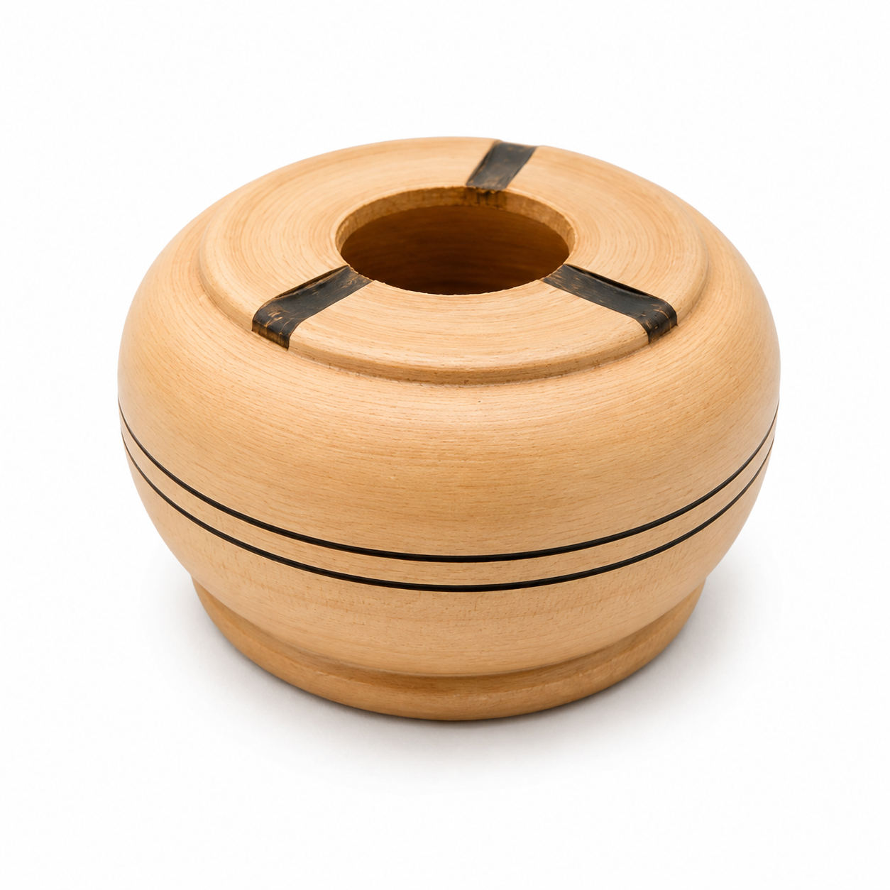 Wooden Cigarette Ash Tray