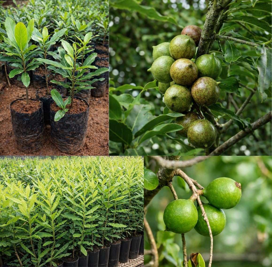 Platone Macadamia Nut Live Plant