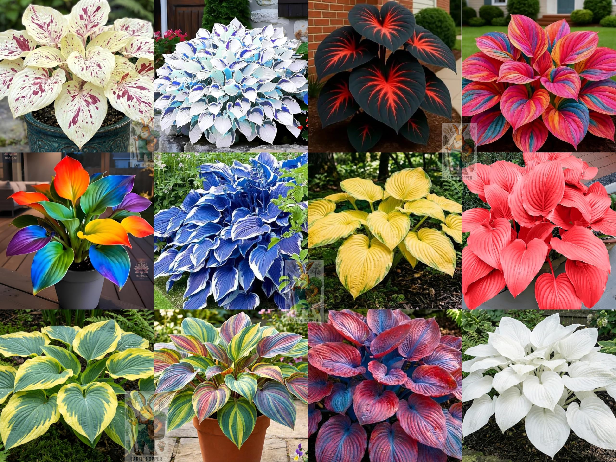Shade-Tolerant and Cold-Hardy Hosta Flowers - 100 Pcs