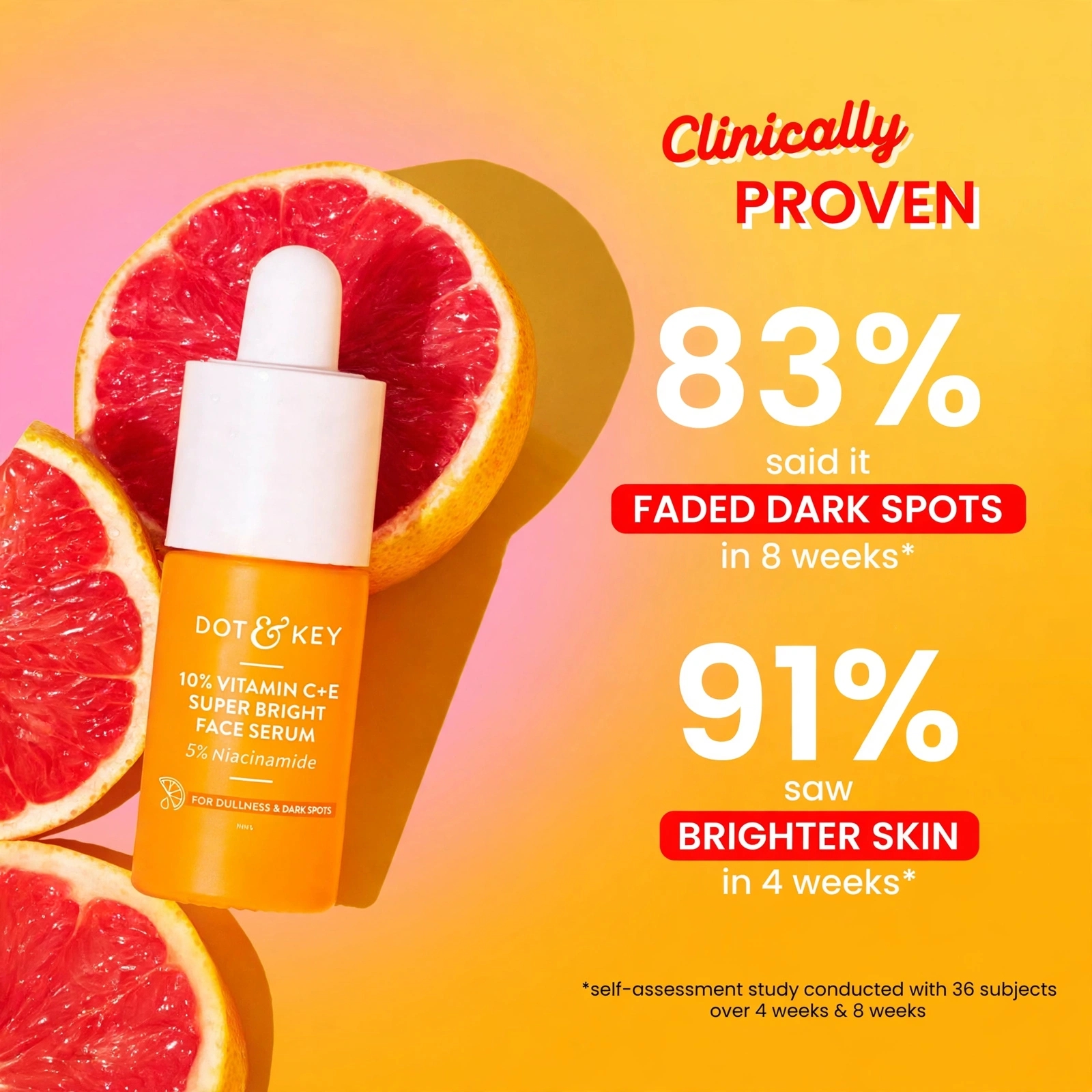 Dot & Key Vitamin C+E Super Bright Face Serum - 30ml