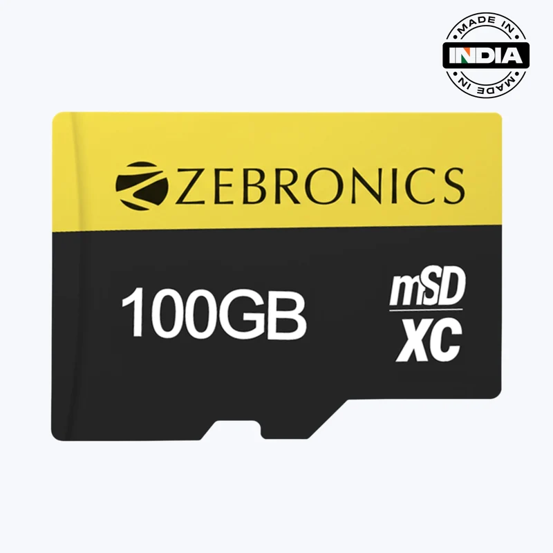 ZEBRONICS 100 GB MICRO SD MEMORY CARD