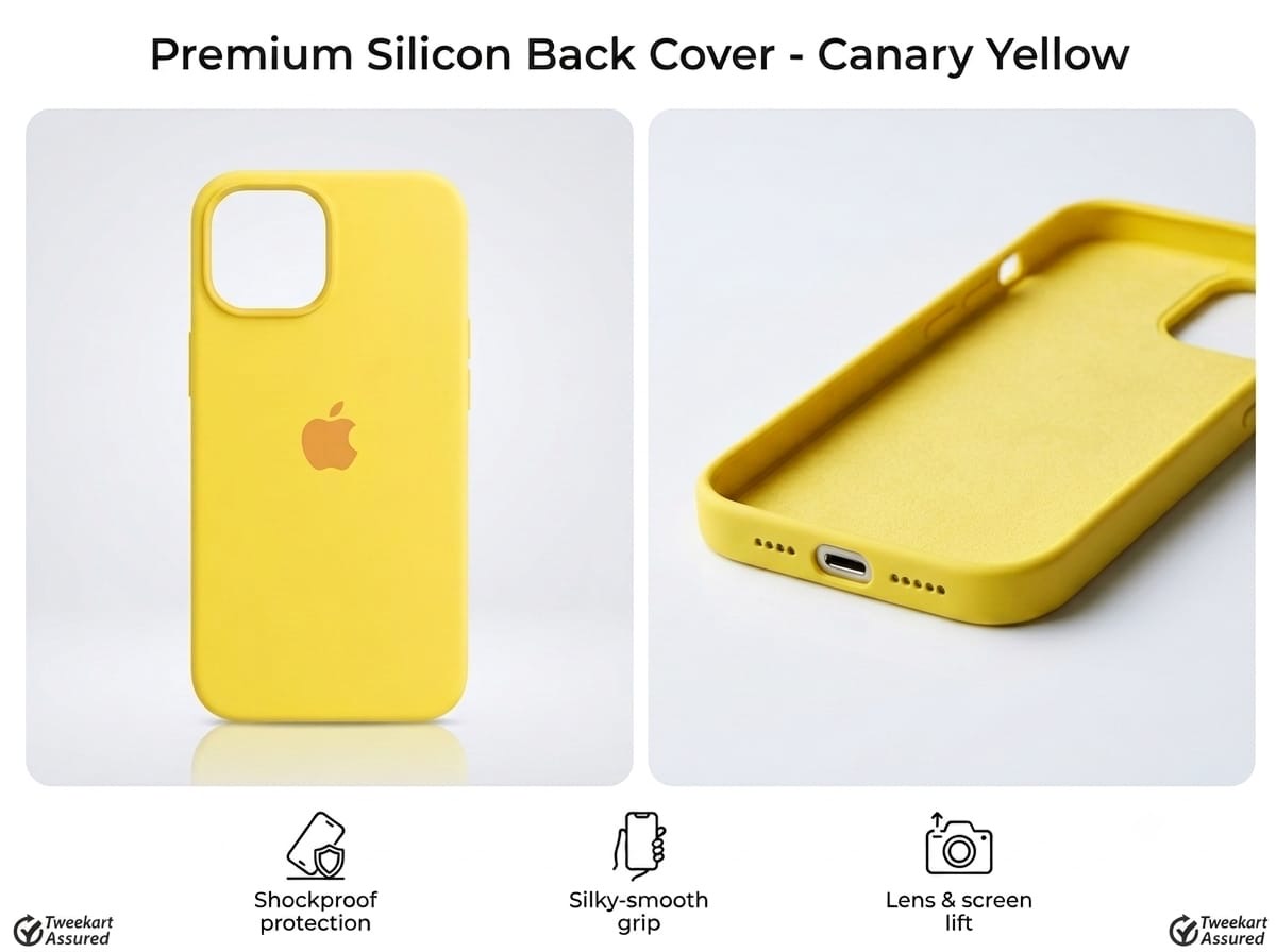 iPhone silicone back cover