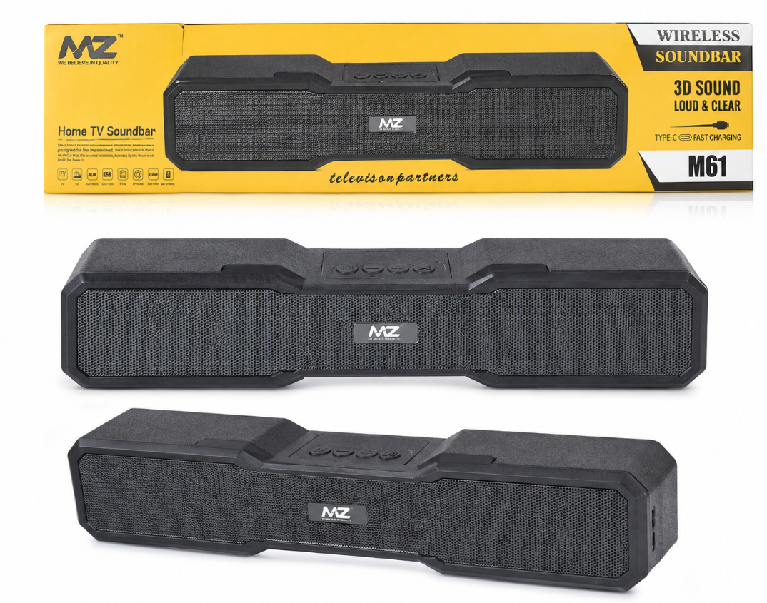 MZ61 Portable Bluetooth Speaker Black colour