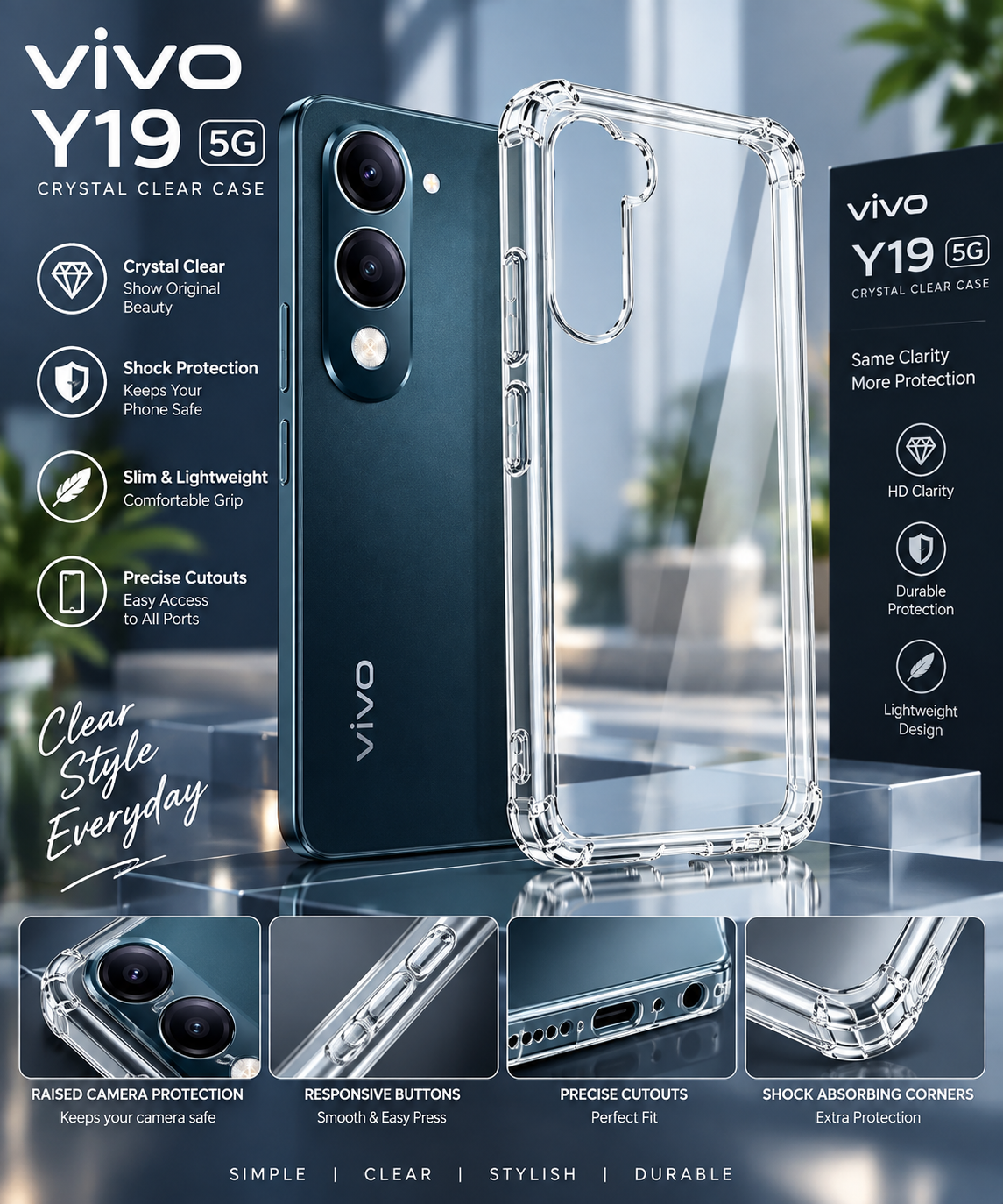 VIVO Y19 5G MOBILE COVER