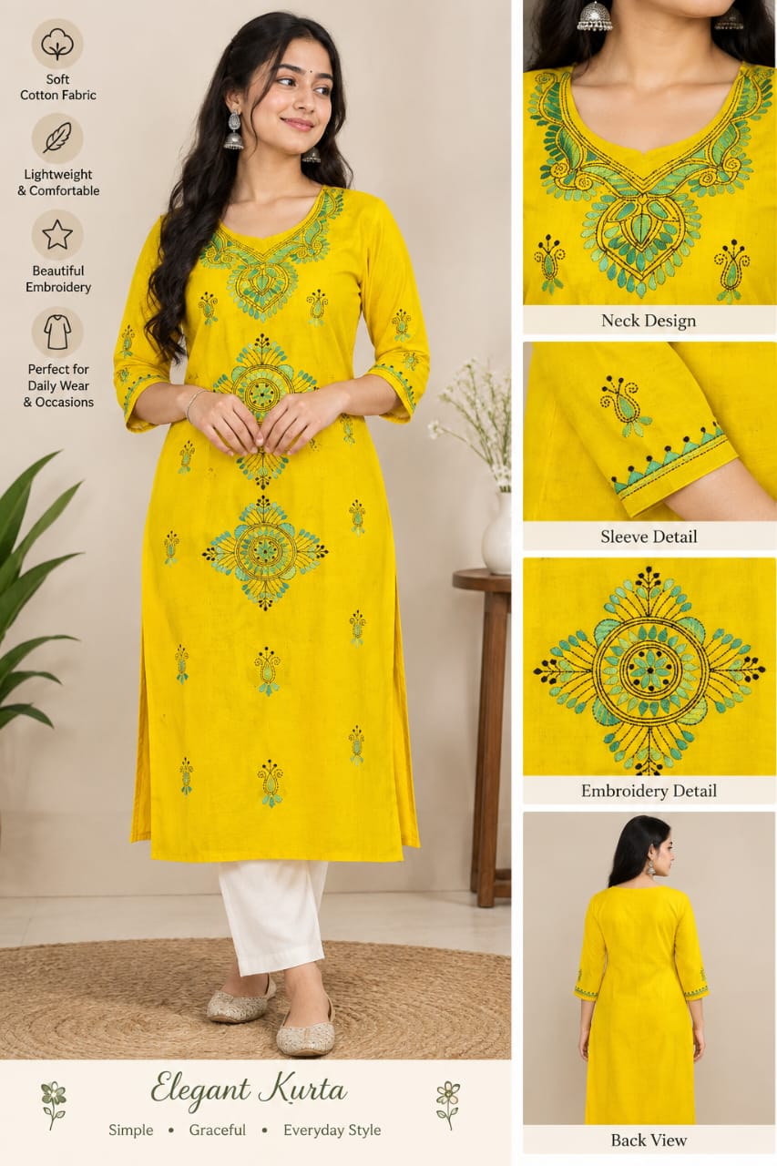 Embroidery Kurti