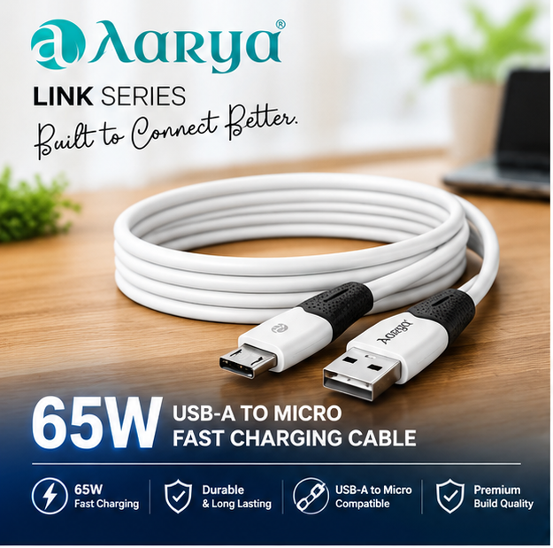65W TYPE C Data Cable (Fast Charging)