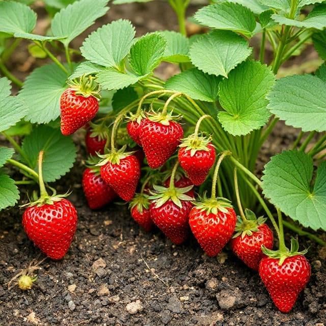 Strawberry fruit plant live pack of 1