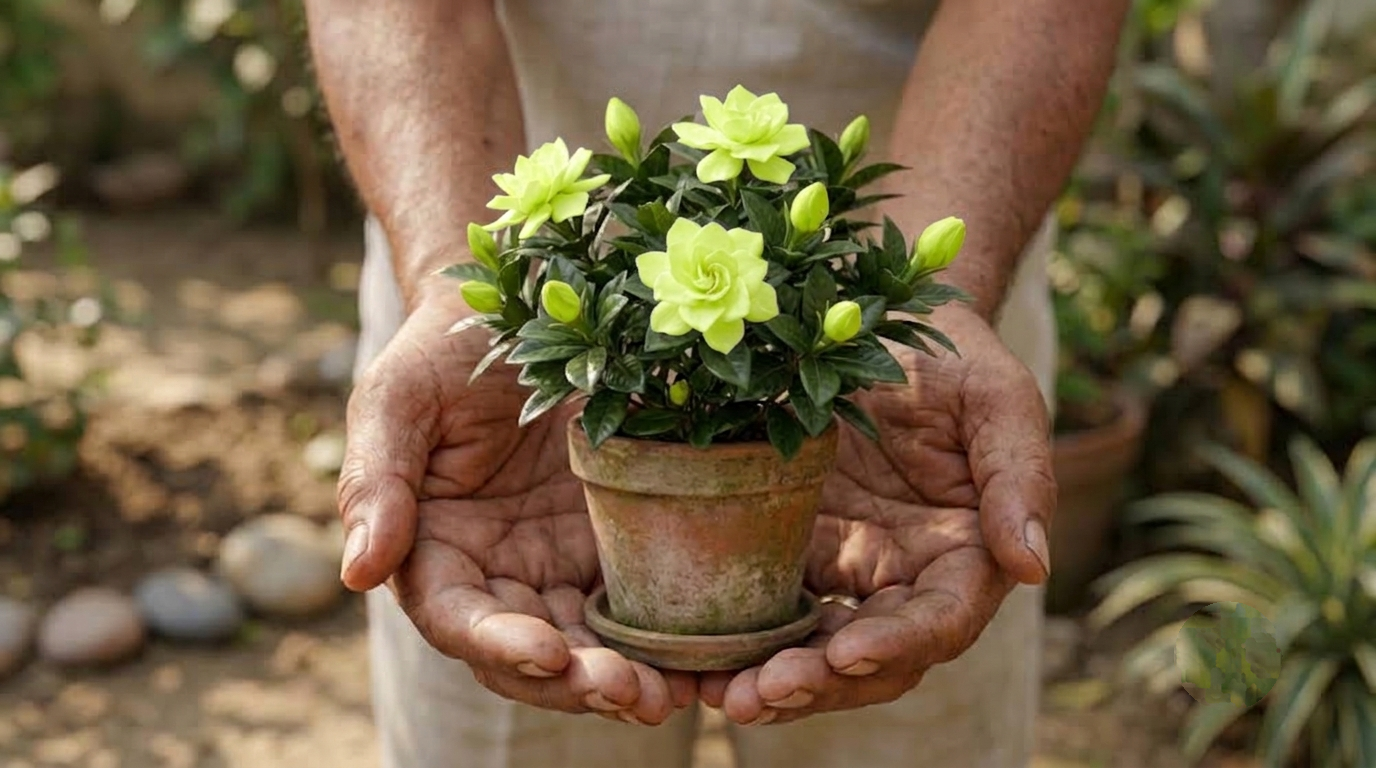 Gardenia Gondhoraj Live Flower Plant | Beautiful Easy Care Garden Plant | for Home Decor