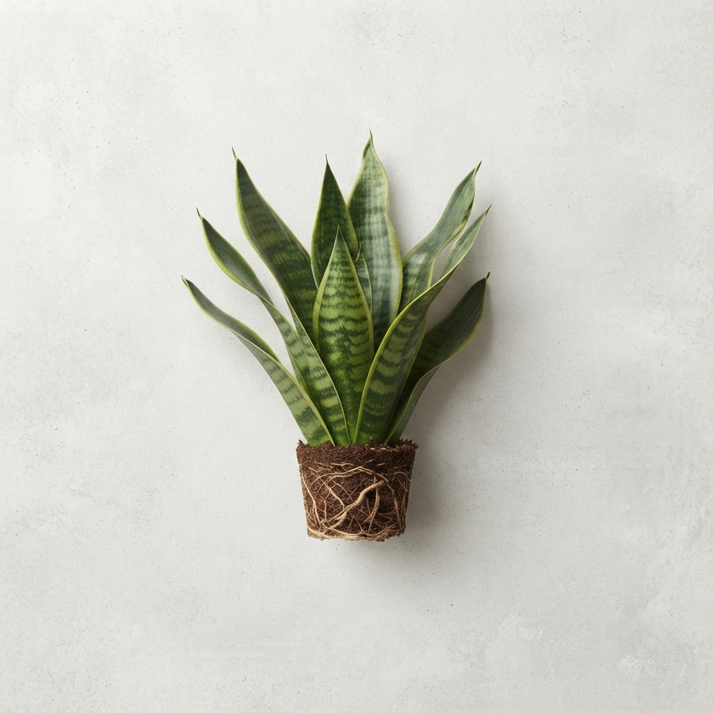 Green Nursery Dwarf Snake Plant (Golden Hahnii) - Low Maintenance Indoor Plant