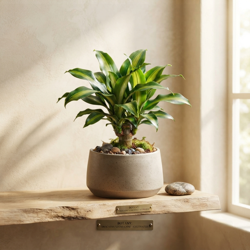 Original Brazilian Lucky Wood Plant - Live Indoor Air Purifying Plant for Home & Office