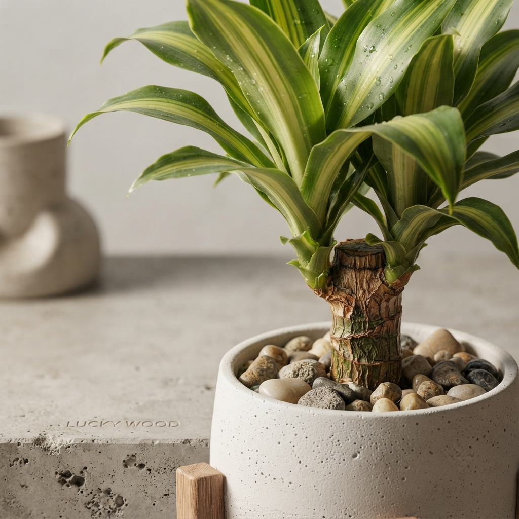 Original Brazilian Lucky Wood Plant - Live Indoor Air Purifying Plant for Home & Office