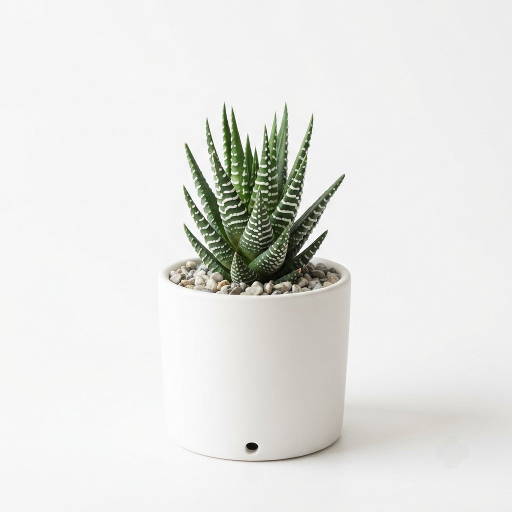 Zebra Cactus Indoor Live Plant, Low Maintenance Succulent (Focuses on buyer benefits)
